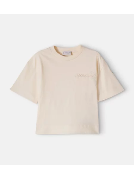 Gyerek póló Moncler Enfant bézs