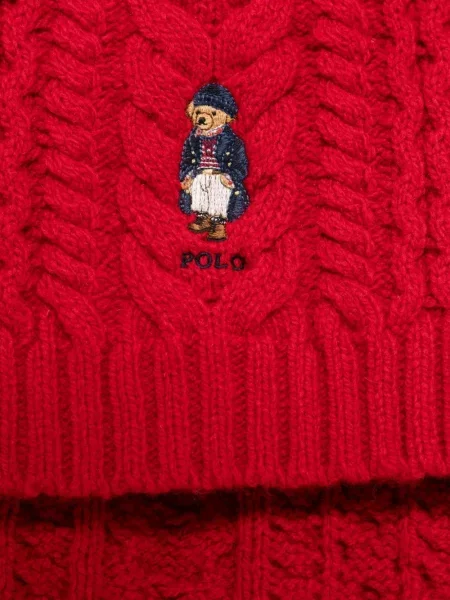 Kepurė Polo Ralph Lauren raudona