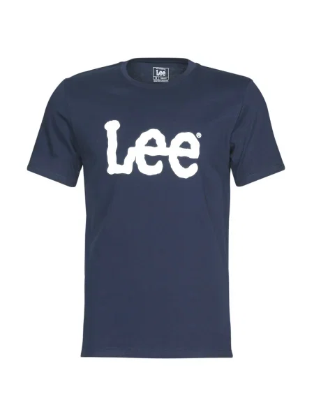 Košeľa Lee s autogramom modrá