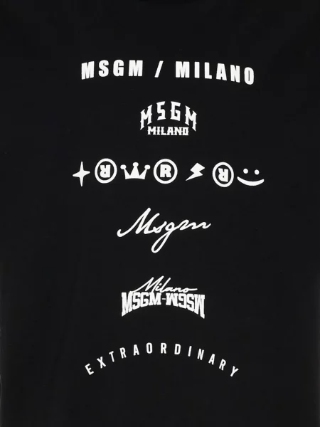 Koszulka dziecięca Msgm czarna