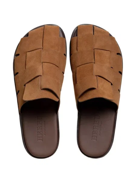 Mules Hereu σουέντ καφέ