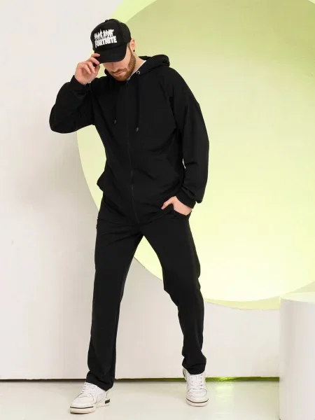 ISSA Plus Спортивний костюм без підкладки чорний