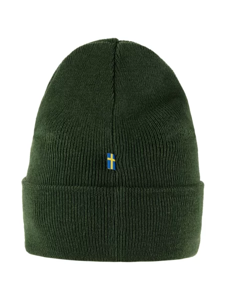 Pletena klasična kapa Fjallraven zelena