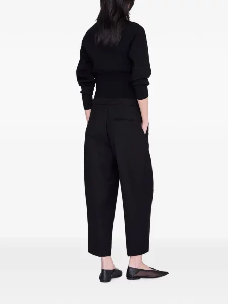 Pantaloni chino Anine Bing negru