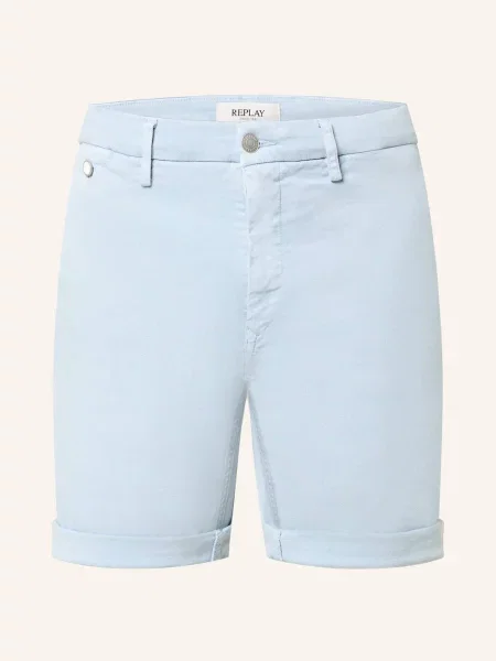 Replay Szorty Jeansowe Benni Regular Fit blau szare