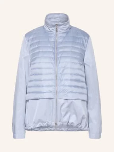 Duno Peřová Bunda Nami Z Kombinace Materiálů tmavě modrá