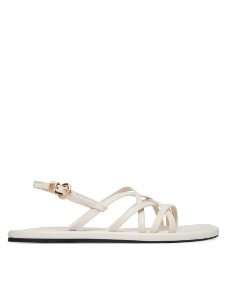 Sandale Tommy Hilfiger Flat Strappy Crem