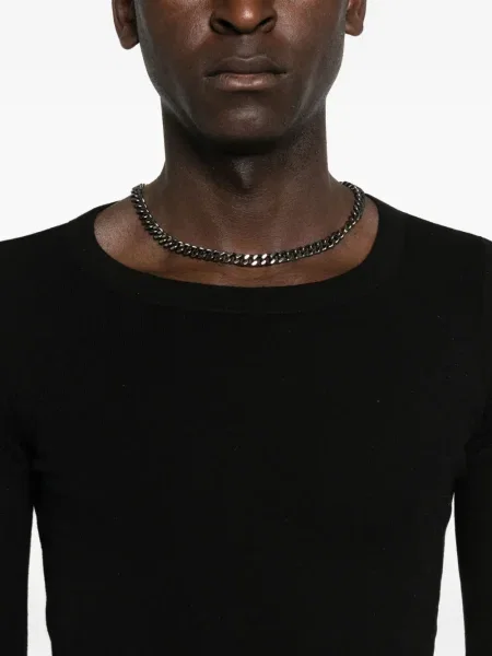 Tricou Rick Owens cu decolteu rotund lung