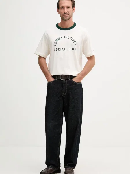 Tommy Hilfiger tričko béžové