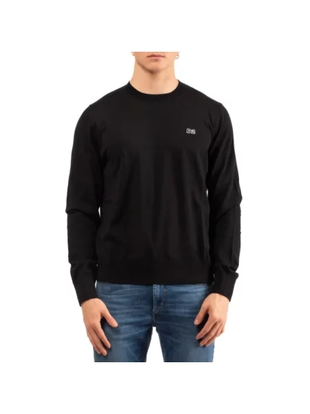 Sweter Dsquared2 z logo czarny