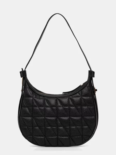 Usnjena torbica Geox MARYEMY črna