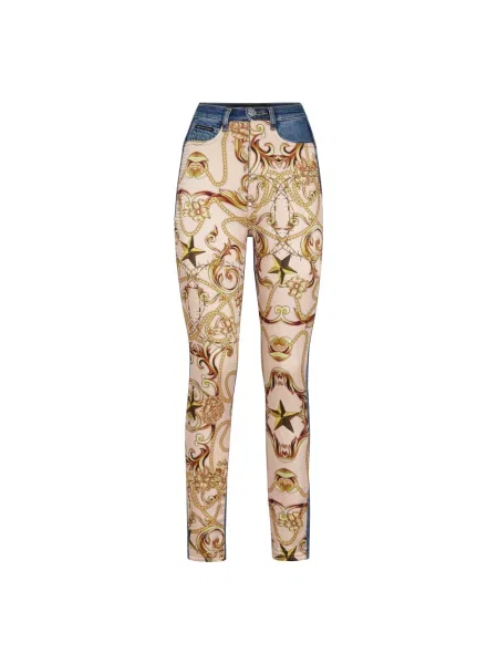 Jeansy Philipp Plein z wysoką talią