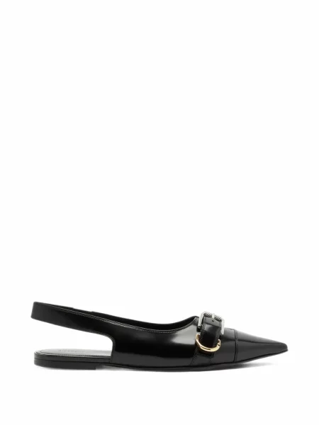 Balerini Givenchy cu cataramă slingback negru