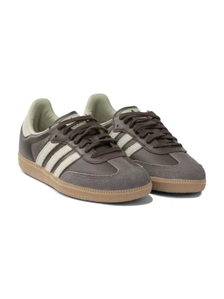 Sneakersy Adidas Originals skórzane brązowe