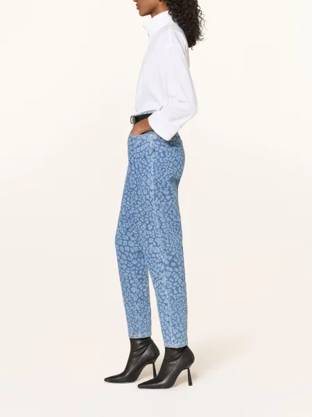Marc Cain Dżinsy Typu Mom Jeans Feura blau niebieskie
