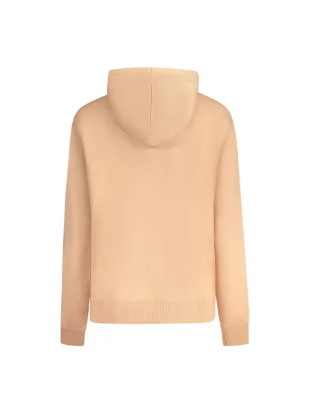 Bluza z kapturem Calvin Klein z kapturem różowa