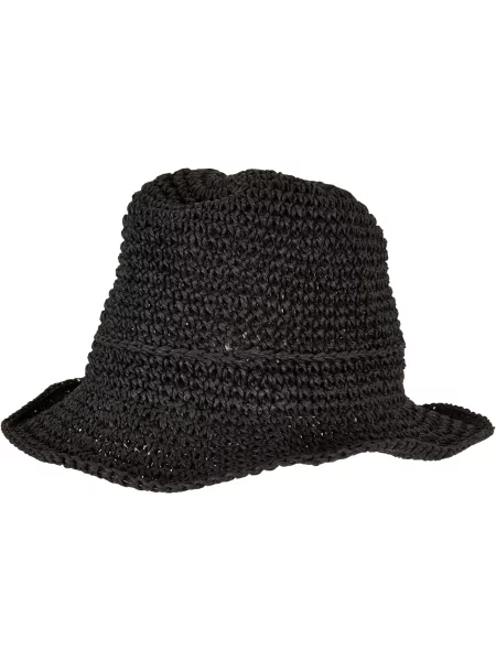 Pălărie Urban Classics țesut negru