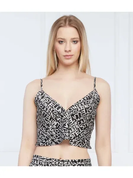 Stella McCartney De mătase top de pijama negru