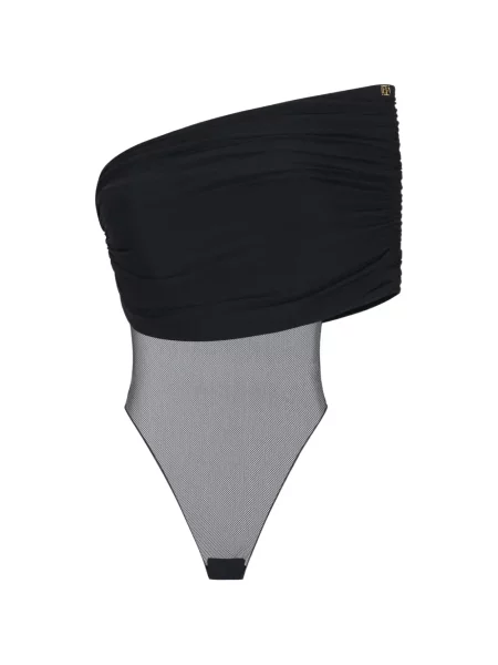Body Elisabetta Franchi drapat cu un umăr gol negru