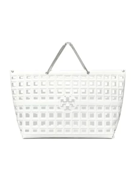 Torebka Tory Burch skórzana biała