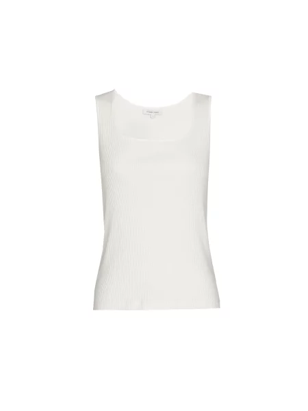 Top Marie Méro bez rękawów beżowy