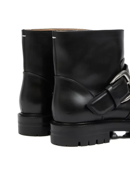 Cizme scurte Maison Margiela cu cataramă negru