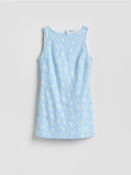 Reserved Rochie mini cu imprimeu floral multicolor