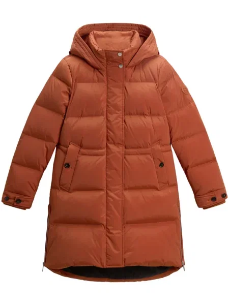Parka Woolrich pomarańczowa