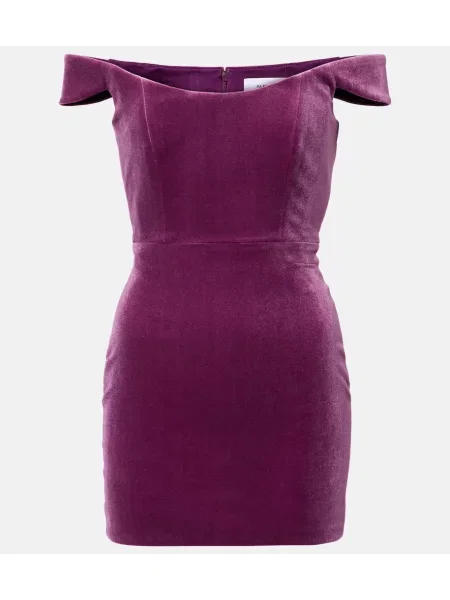 Rochie Alex Perry de catifea de costum violet