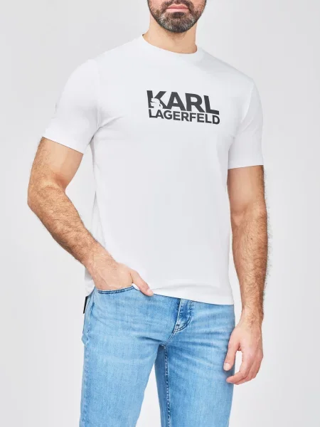 Футболка Karl Lagerfeld біла