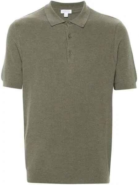 Tricou polo Sunspel tricotate