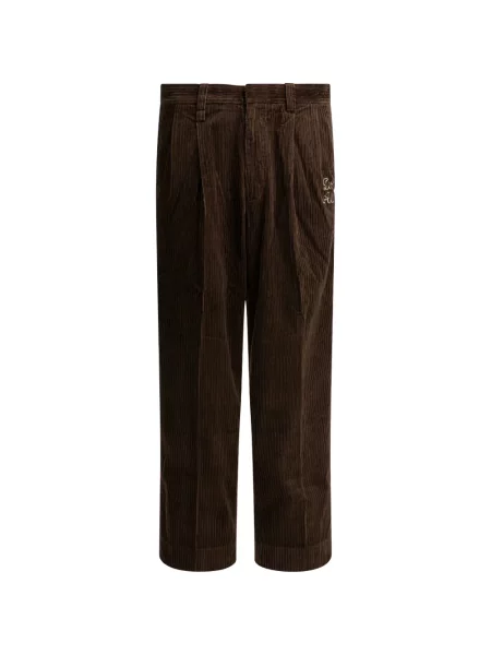 Pantaloni Human Made de catifea cord maro