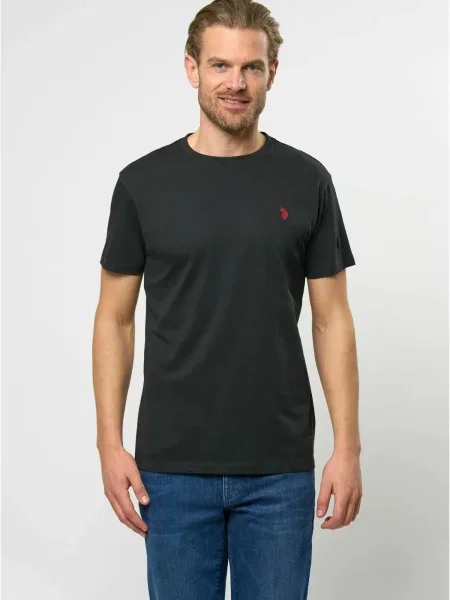 U.S. POLO ASSN. Póló UMArjun kék / szürke fehér