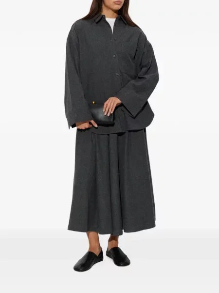 Cămașă By Malene Birger de flanelă gri