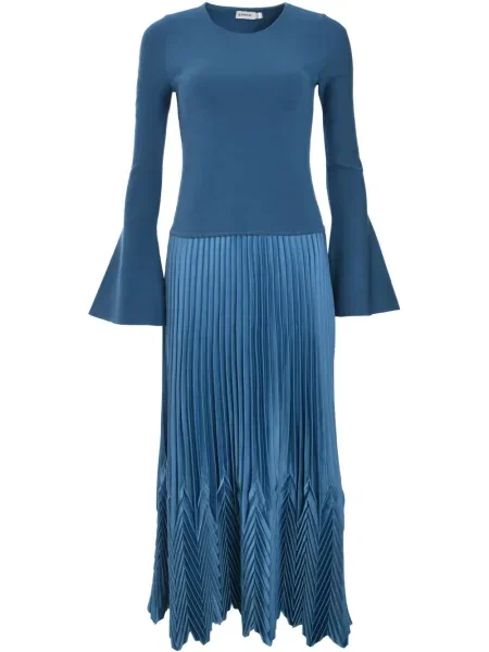 Sukienka midi Simkhai do kolan garniturowa niebieska