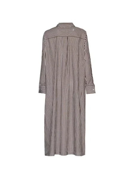 Rochie maxi Robert Friedman cu dungi maro