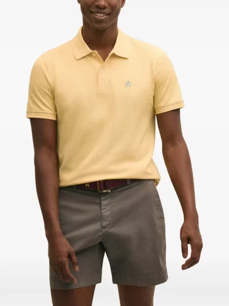 Polokošeľa Brooks Brothers žltá
