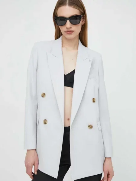 Volnen suknjič BOSS siva