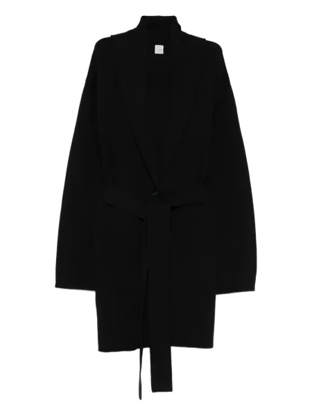 Palton Toteme tricotate negru