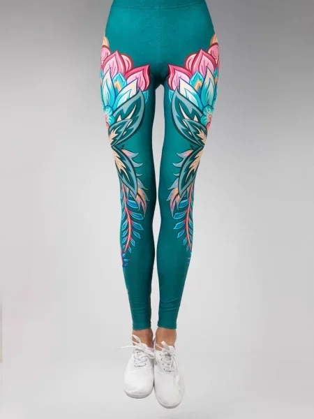 Legginsy sportowe DEEP TRIP Flora