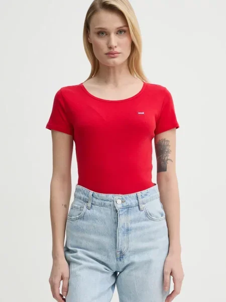 Kratka majica Levi's CREWNECK TEE bela