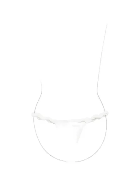 Bikini Christopher Esber alb