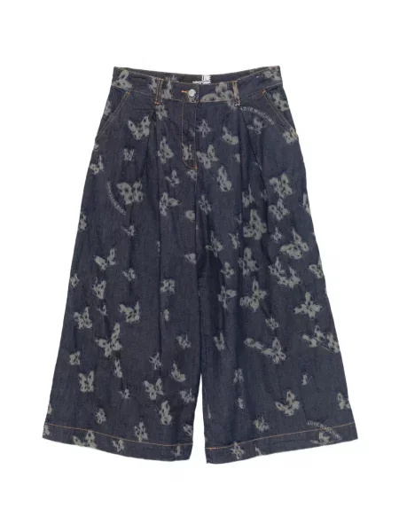 Decupat blugi Love Moschino cu imagine albastru