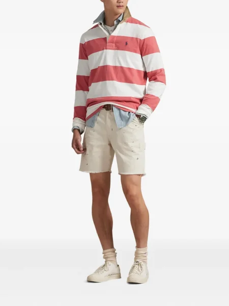 Șapcă Polo Ralph Lauren cu broderie din țesătură twill în carouri albastru
