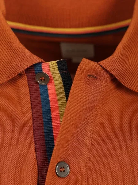 Scurt tricou polo Paul Smith portocaliu
