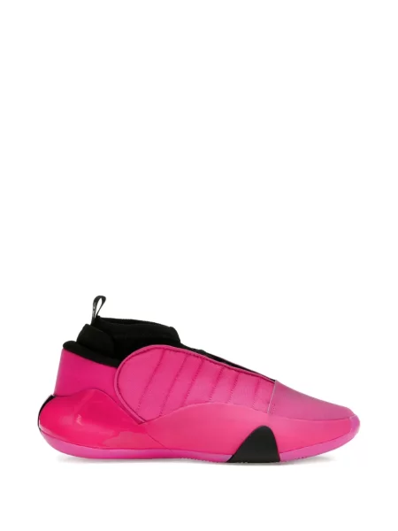 Běžecký květinový top Adidas šedý