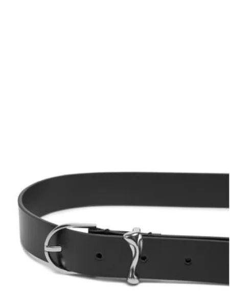 Calvin Klein Pas Ck Must Loop Belt črna