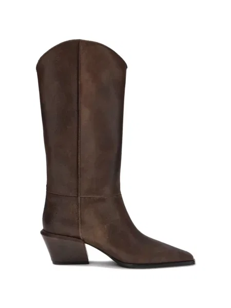 Botine Paris Texas din piele maro