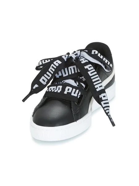 Pantofi Puma cu motiv cu inimi negru