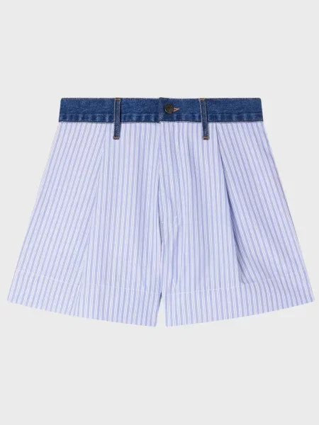 Смугасті шорти Sandro зелені